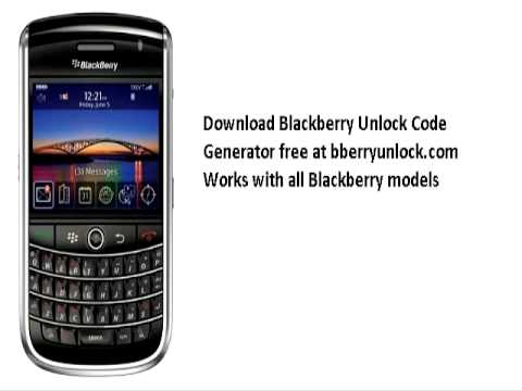 Free unlock blackberry curve 8900