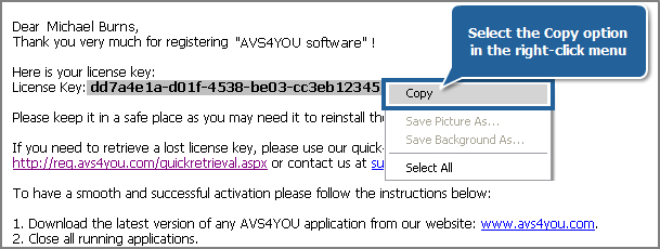 Avs4you Activation Code Free